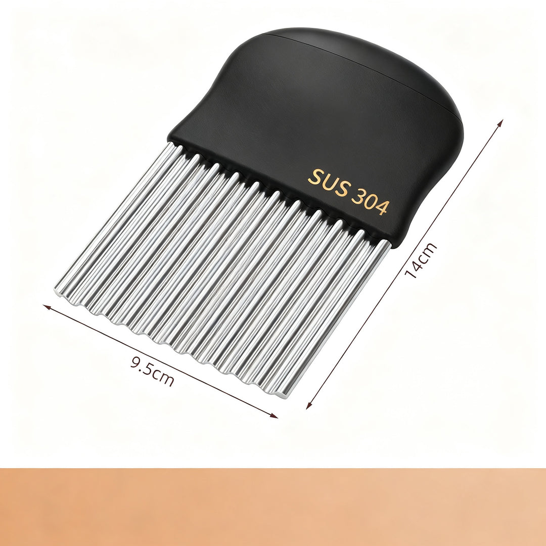 Wavy Cut Vegetable Cutter made of Stainless Steel