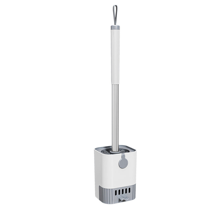 Toilet brush with holder and shelf