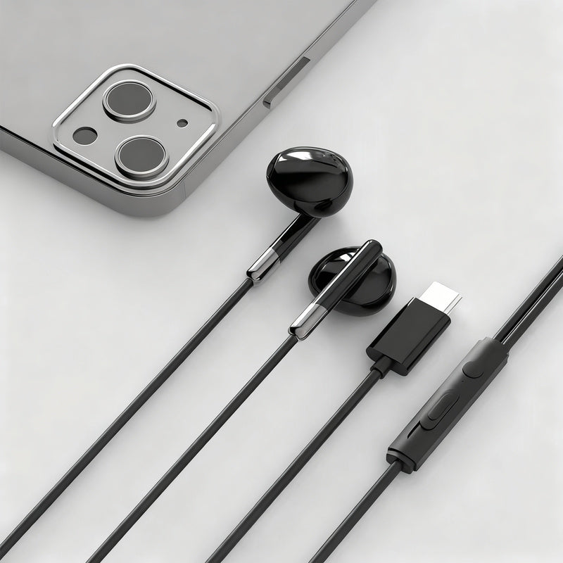 Foreign trade cross-border new model Usb in-ear ENDURANCE RUN 3C tuning with microphone tc mobile phone inline control earphones