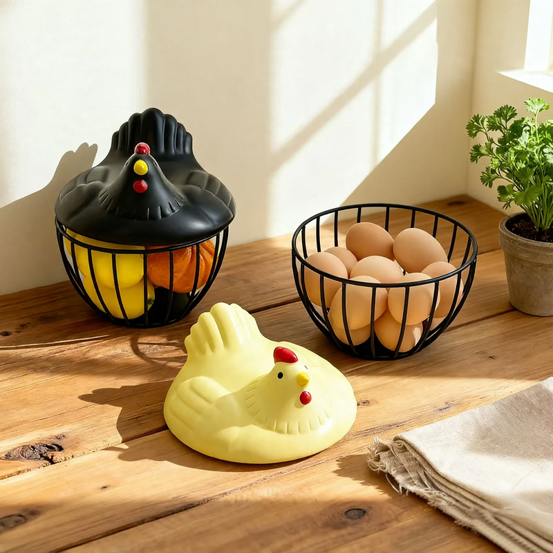 Country house style storage basket, model TJ001