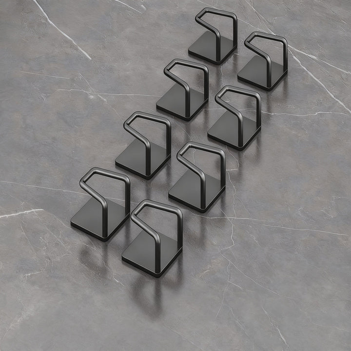 Stainless steel hooks for under-cabinet, no drilling