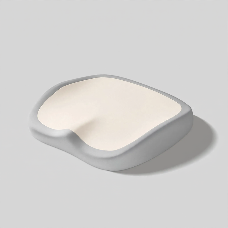 Seat cushion with back support made of memory foam