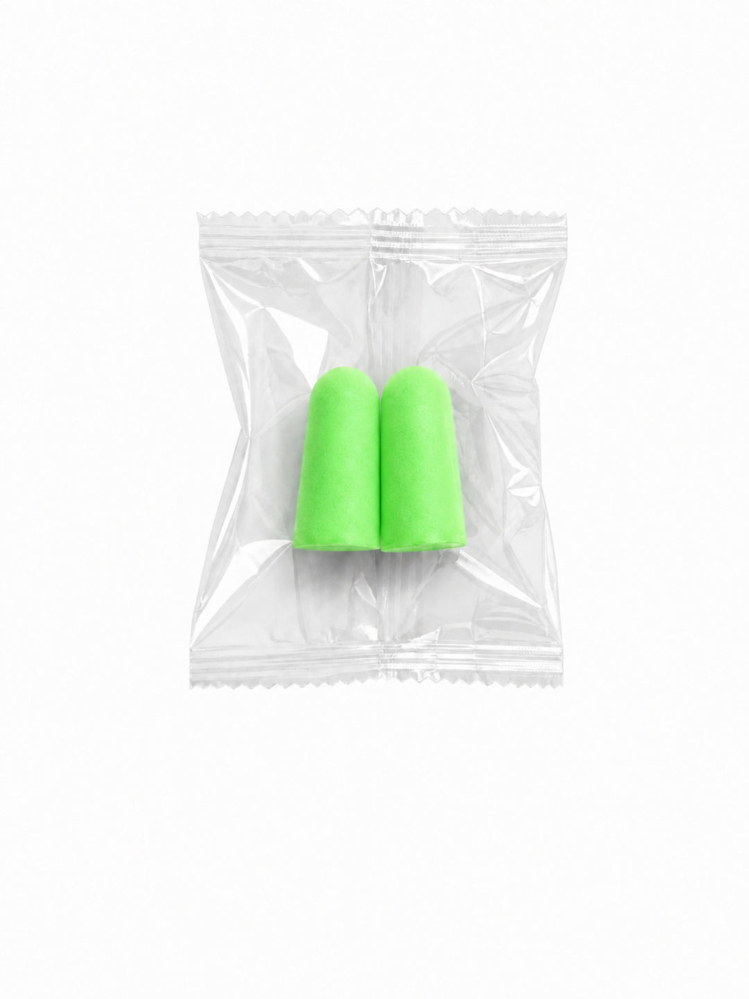 Foam ear plugs, spherical shape, 25×12 mm