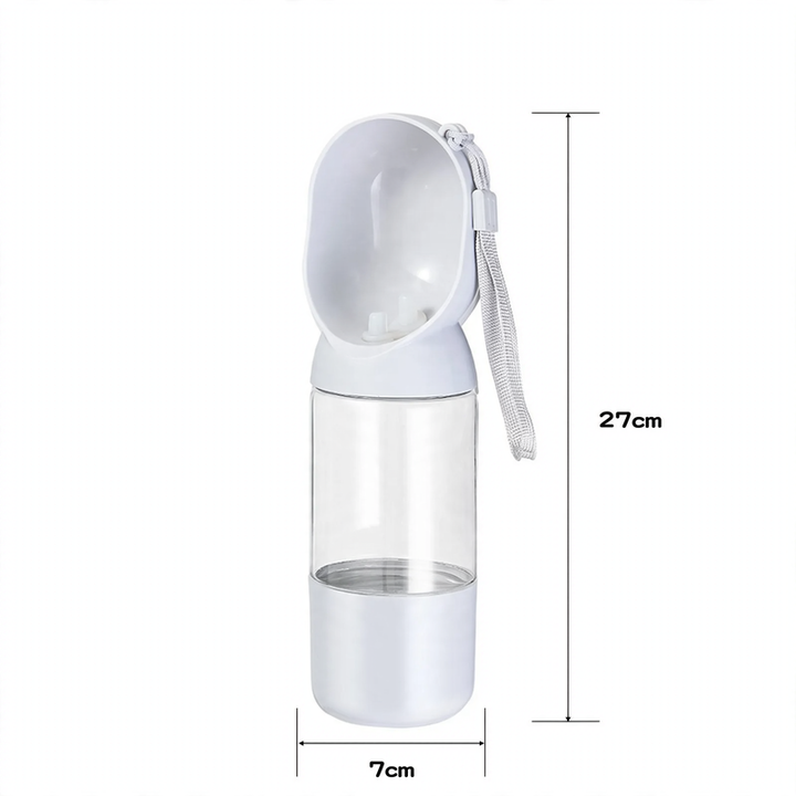 Portable water and food bowl combination for dogs and cats