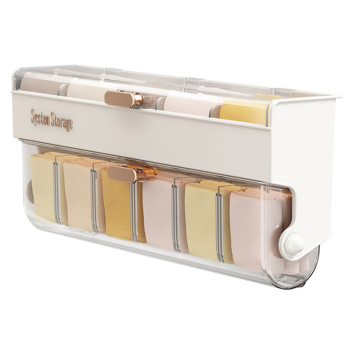 Hanging laundry organizer, 3 compartments