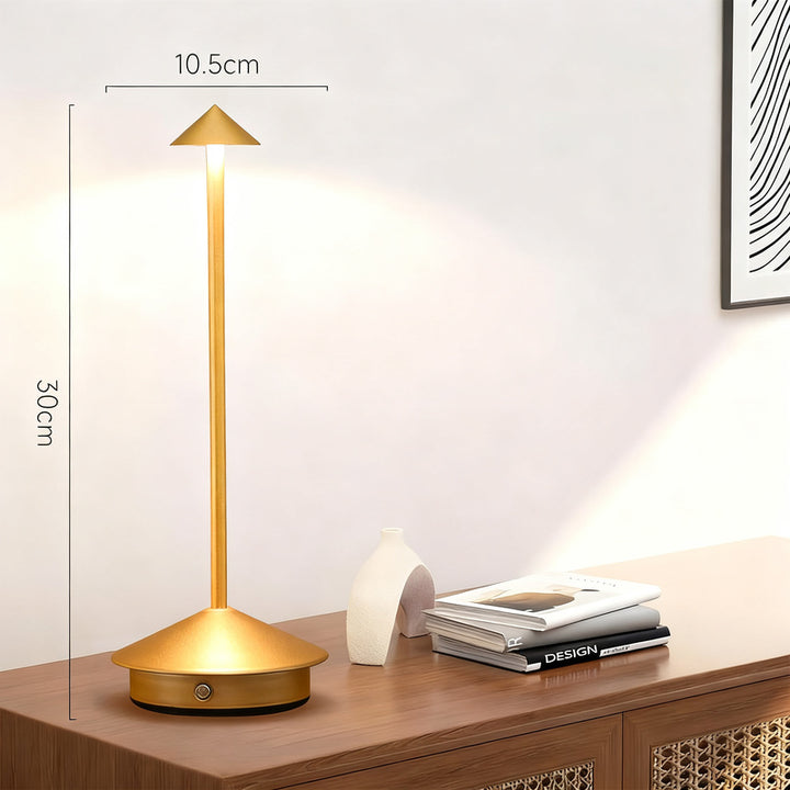 Mushroom bedside lamp with touch switch