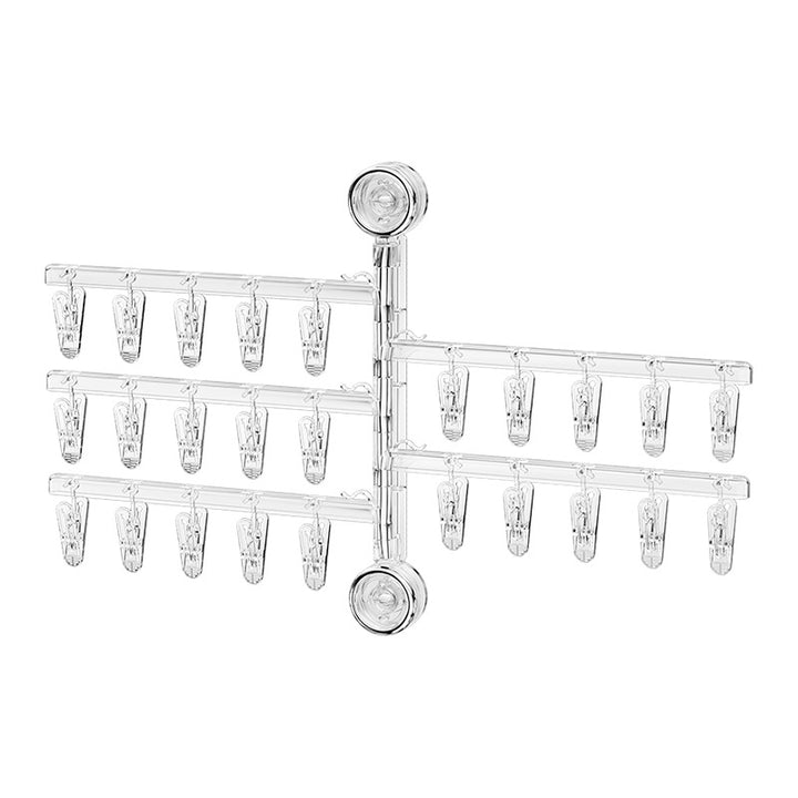 Foldable drying rack with suction cup, model YM.6998