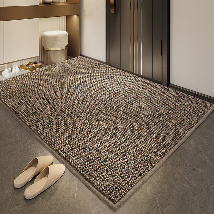 Bathroom mat with slip protection and water storage