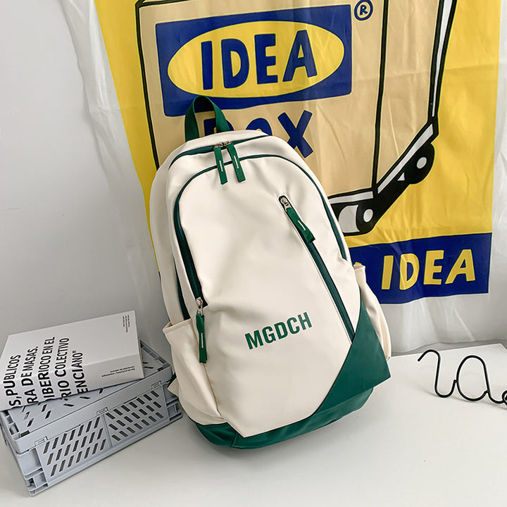 Backpack, 20–35 L, letter pattern, up to 13 inches