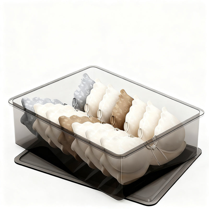 Lingerie organizer with compartments, 3-piece