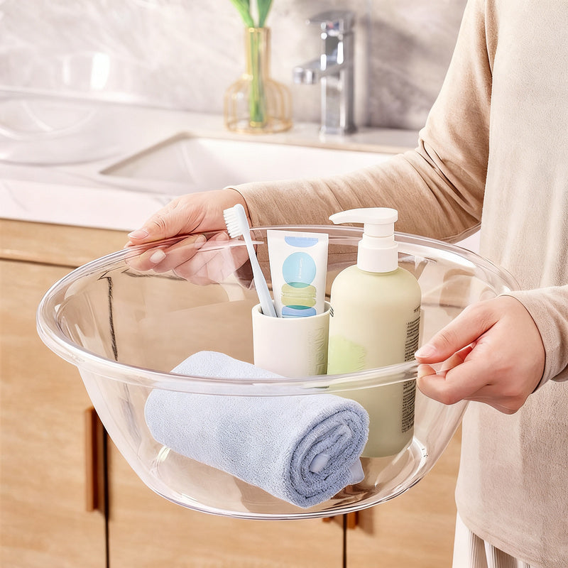 Plastic sink, transparent, robust