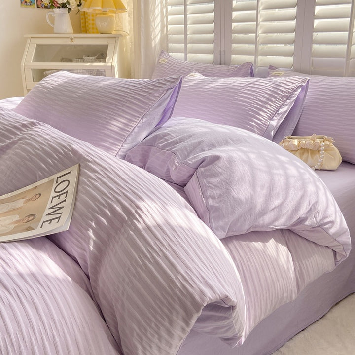 Bedding set made of cotton, laundry wash quality