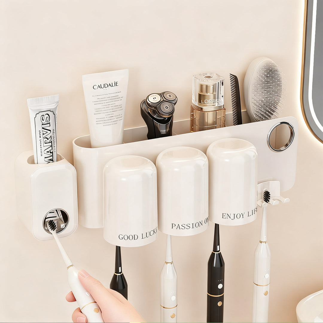 Toothbrush wall holder without drilling
