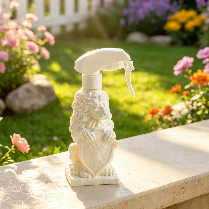 Decorative lion spray bottle for plants