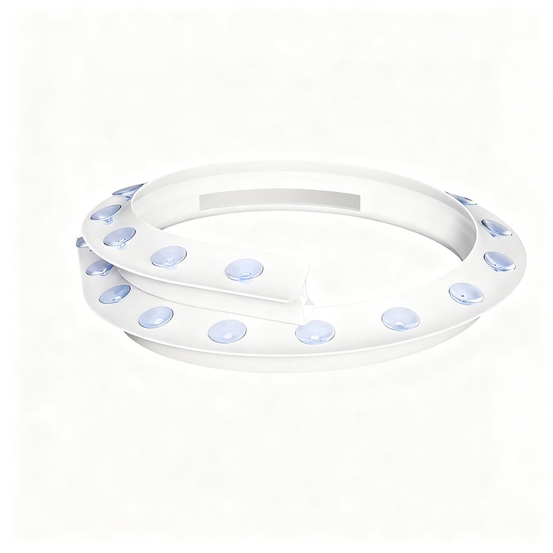Silicone sealing strip for shower, adjustable