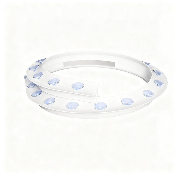 Silicone sealing strip for shower, adjustable