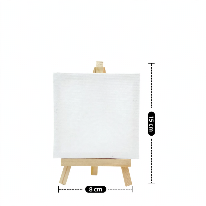 Small wooden easel made of pine