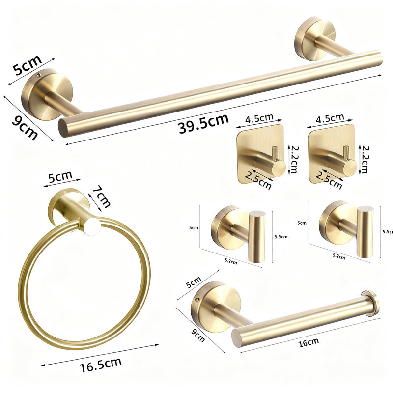 Stainless steel wall hooks, adhesive, bathroom and kitchen