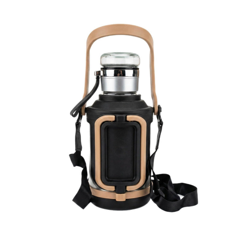 Glass-tea-bottle with strainer, 750–2000 ml