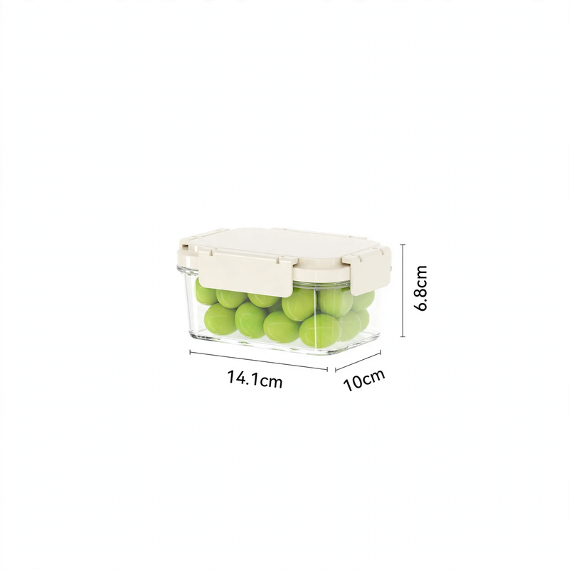 Fresh-keeping box with cooling element and drip tray