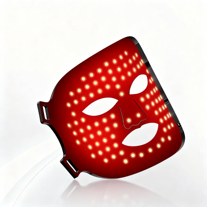 LED beauty mask made of silicone, 1000–1200 mAh