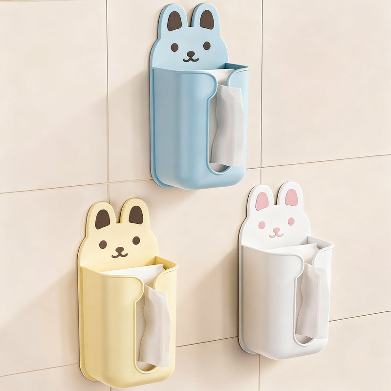 Wall-mounted paper towel holder, plastic