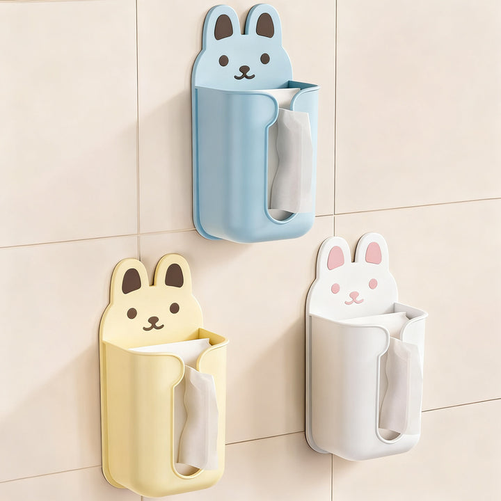 Wall-mounted paper towel holder, plastic