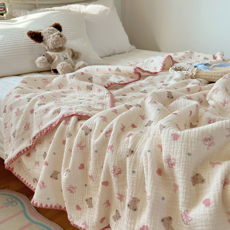 Cooling blanket made of cotton, 1000–1500 g