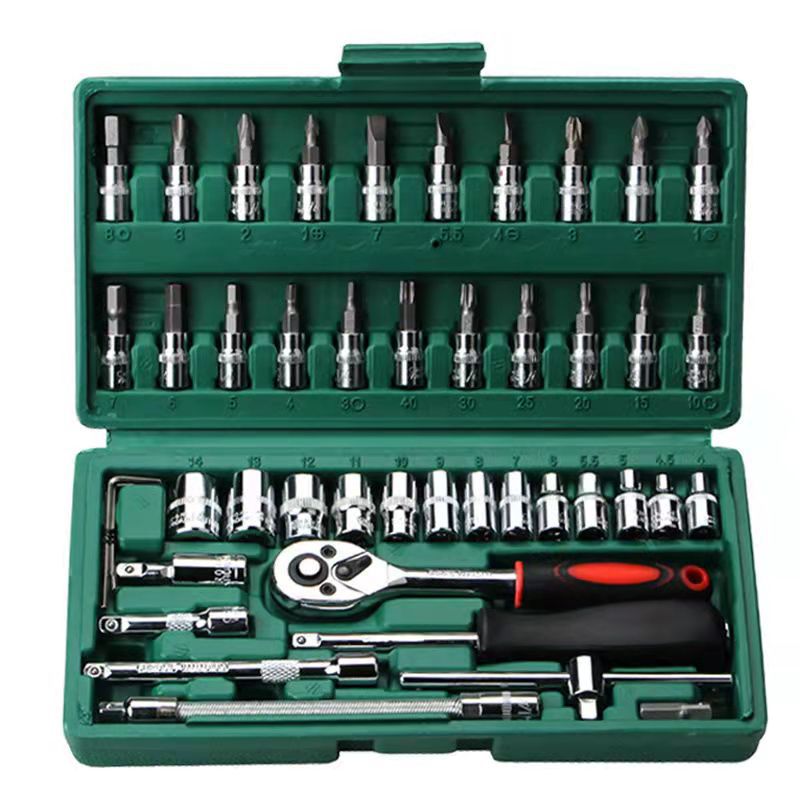 Ratchet Wrench Socket Set 46-piece Model 1103