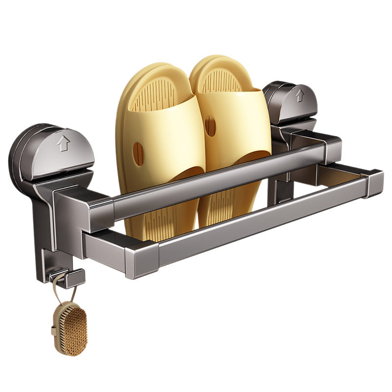 Bathroom slipper holder with suction cup, extendable