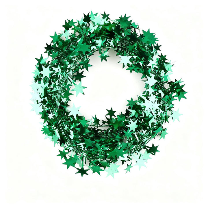 Star garland, 7.5 m, plastic