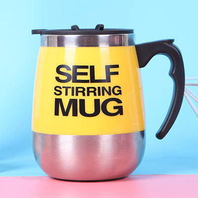 Self-stirring mug, 350 ml, stainless steel