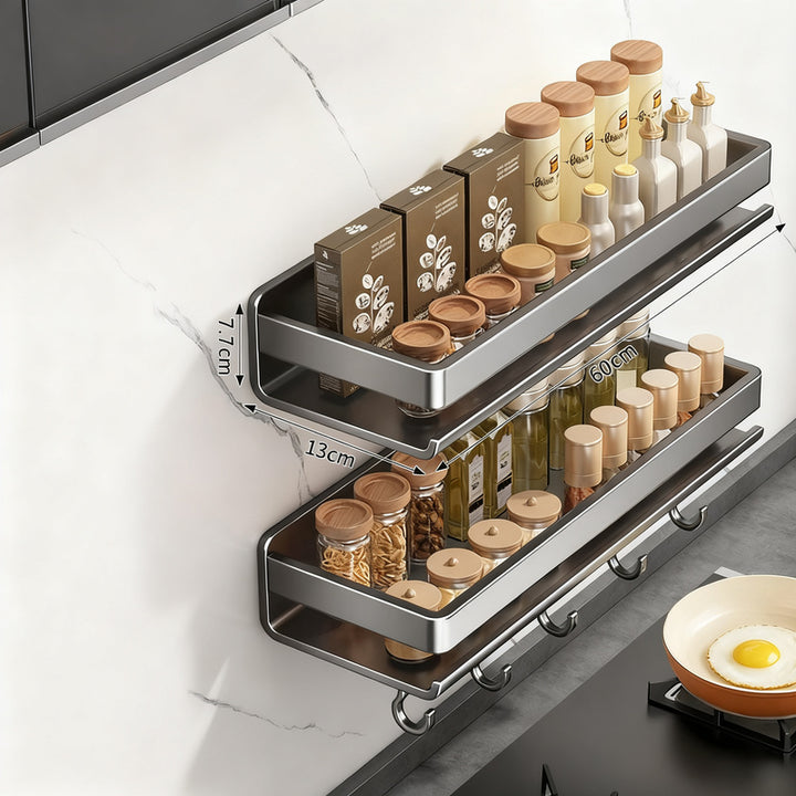 Stainless Steel Kitchen Wall Shelf