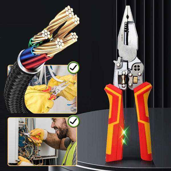 All-in-One Stripping Pliers | Perfect for Wrapping and Splitting Wire | Stornfield