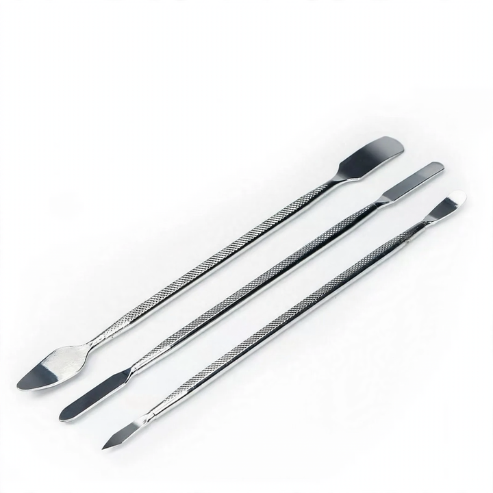 Nail mixing palette made of stainless steel, different shapes