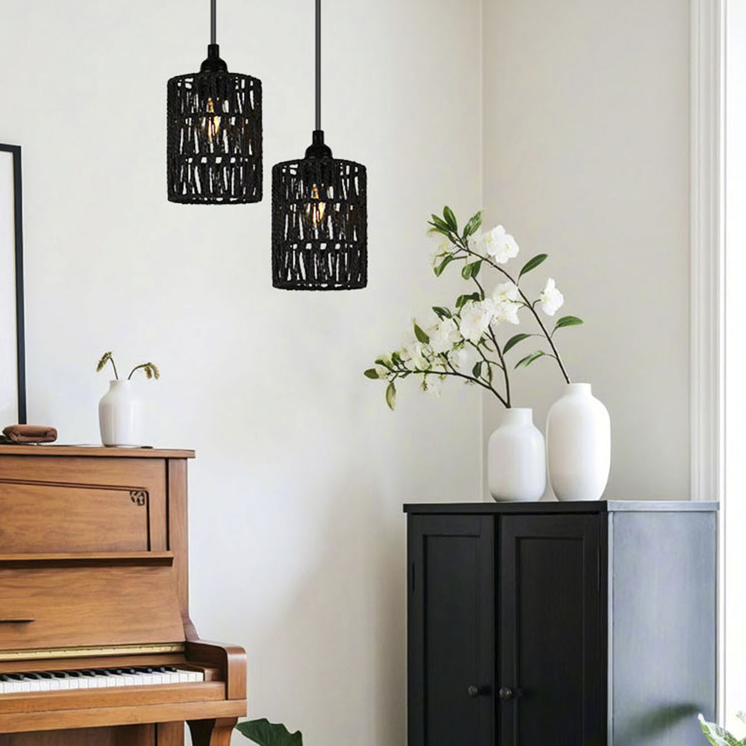 Paper lampshade, round, model XH23-425