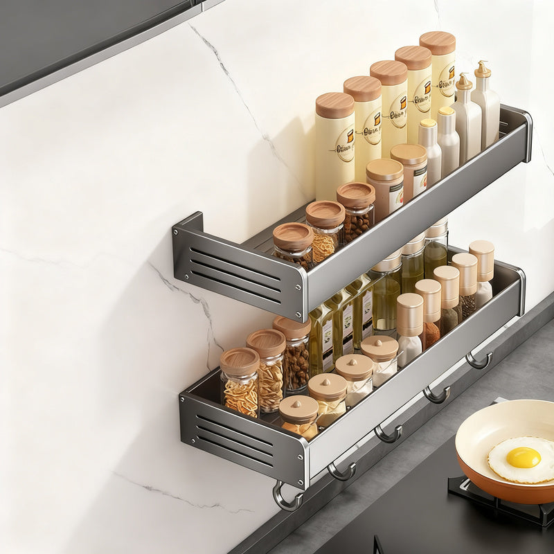 Stainless Steel Kitchen Wall Shelf