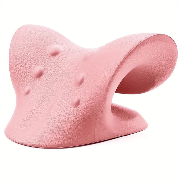 Neck massage pillow with mechanical pressure point massage