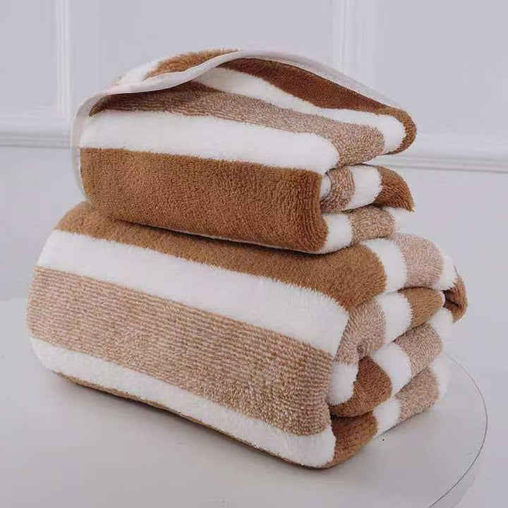 Coral fleece towel
