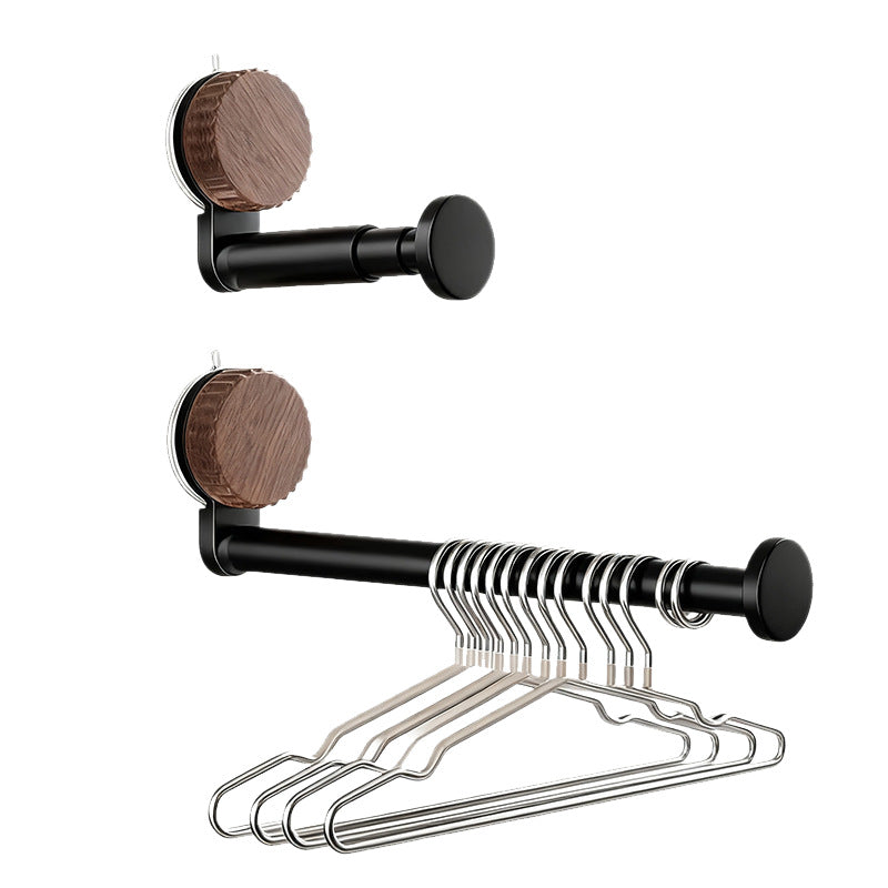 Suction cup clothes drying rack, extendable