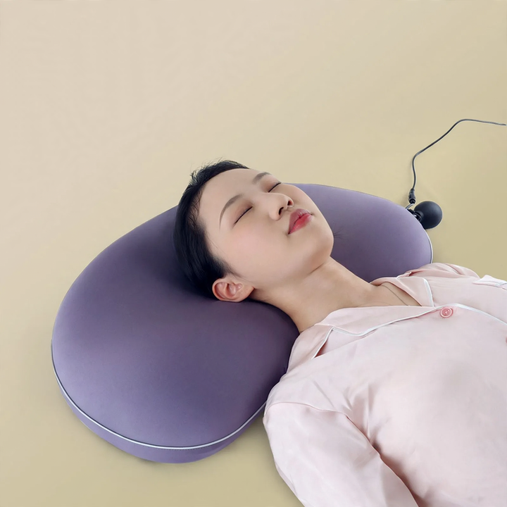 Neck support pillow memory foam inflatable