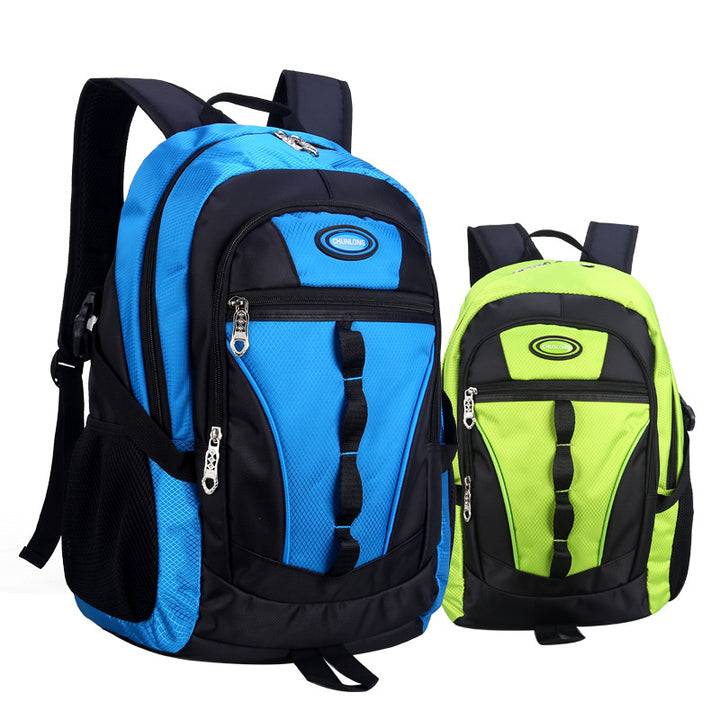 Student backpack, Polyester, Striped pattern