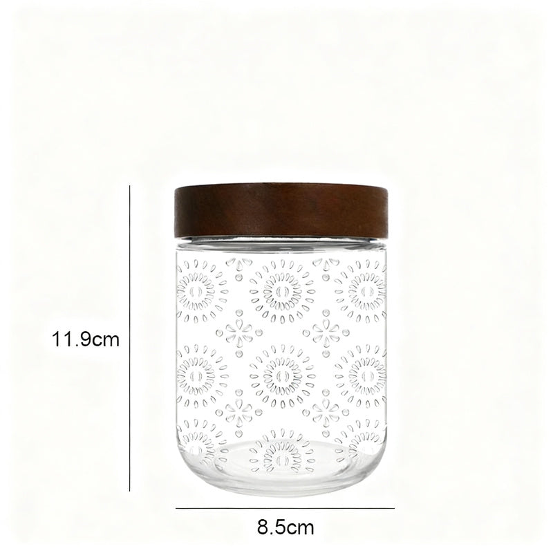Glass jar with lid, 500 ml