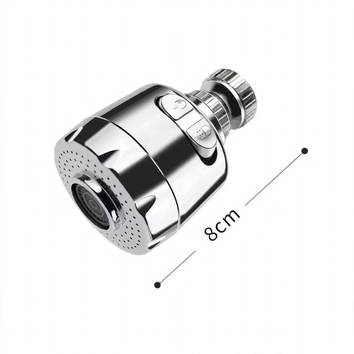 Retractable faucet attachment, 360° rotatable