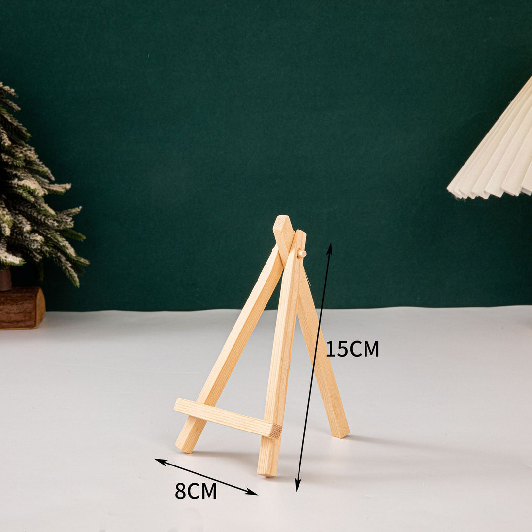 Small wooden easel made of pine