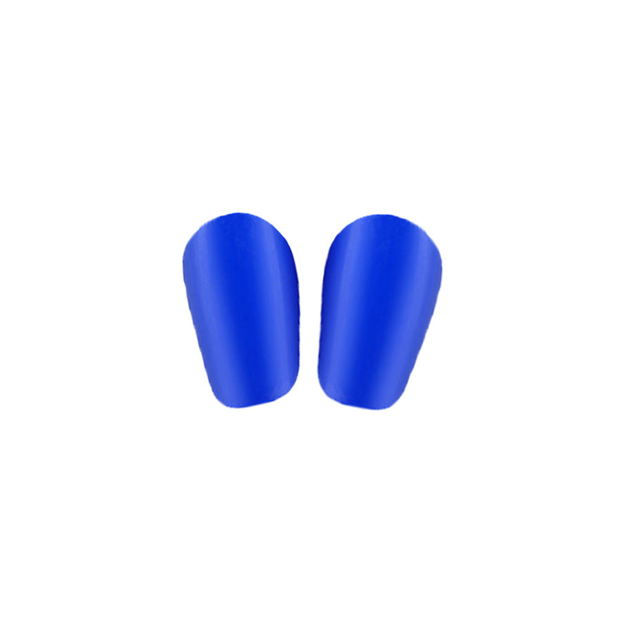 Plastic shin guards for ball sports