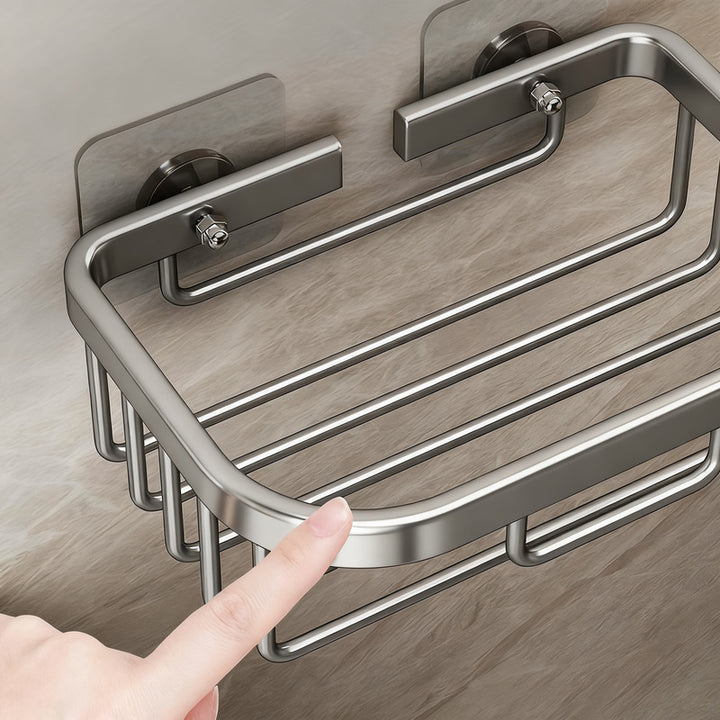 Wall-mounted paper towel holder without drilling