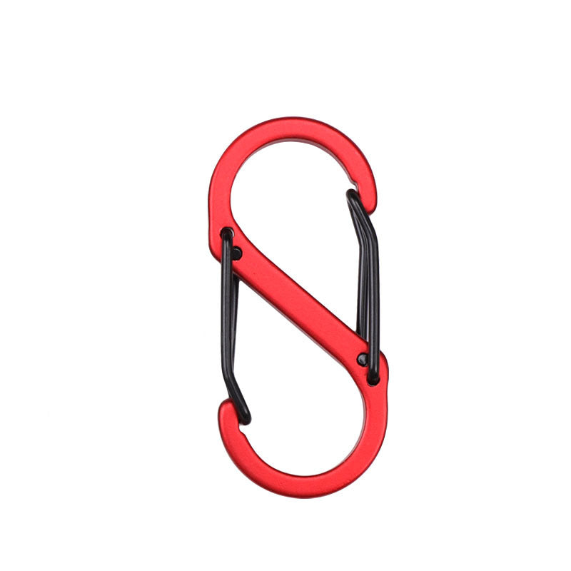 Safety carabiner made of carbon steel
