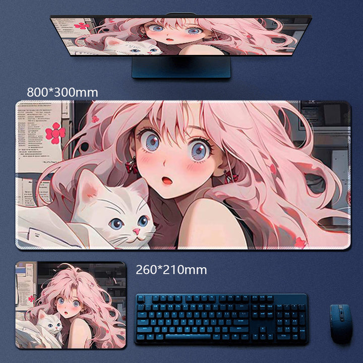 XXL Gaming Mousepad with Anime Design