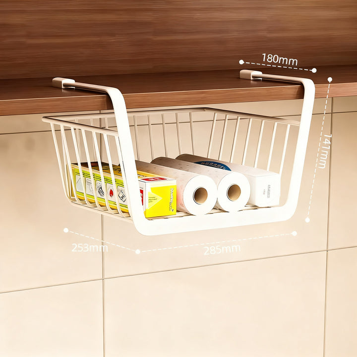 Wall-mounted kitchen shelf made of carbon steel